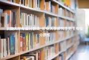 长安大学专业分数线_长安大学研究生招生专业分数线